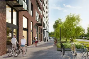 Budynek inwestycji Sadyba Spot, Warszawa Mokotów